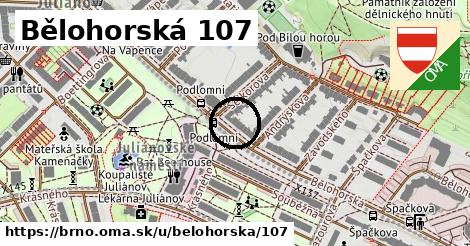 Bělohorská 107, Brno