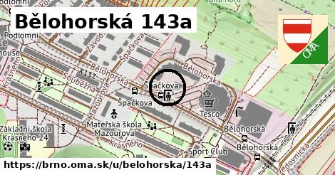 Bělohorská 143a, Brno