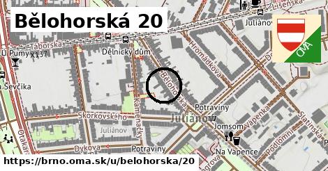 Bělohorská 20, Brno