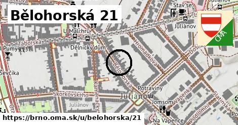 Bělohorská 21, Brno