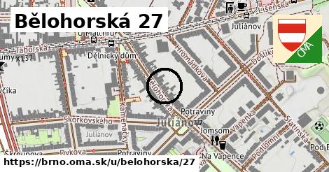 Bělohorská 27, Brno