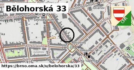 Bělohorská 33, Brno