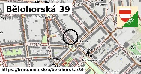 Bělohorská 39, Brno