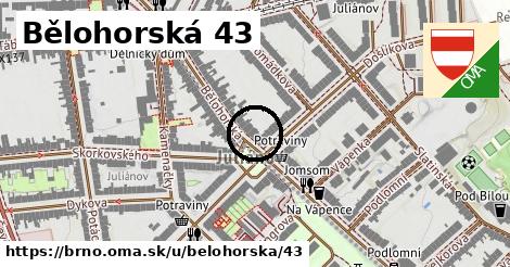 Bělohorská 43, Brno