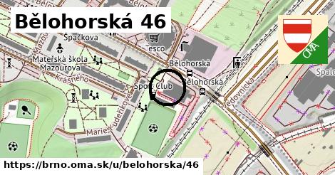 Bělohorská 46, Brno