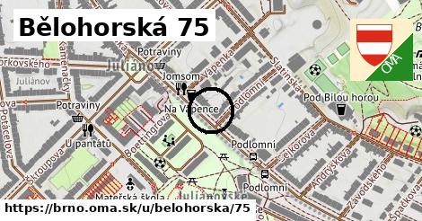 Bělohorská 75, Brno