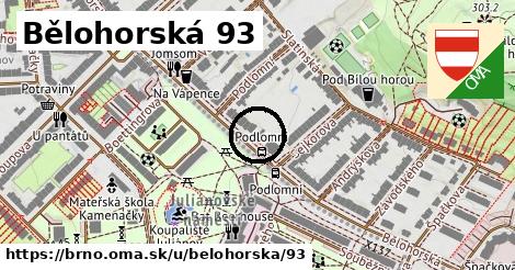 Bělohorská 93, Brno