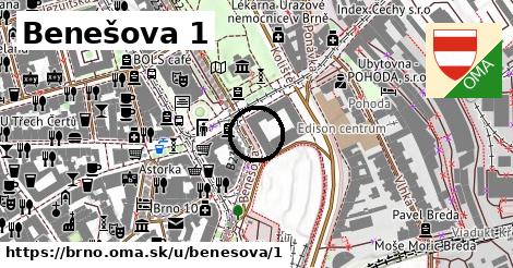 Benešova 1, Brno