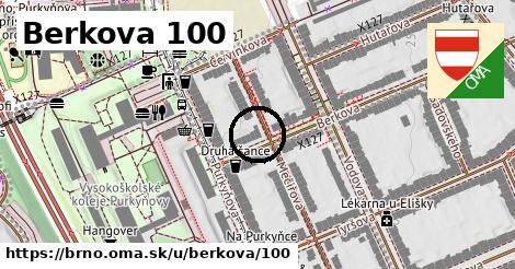 Berkova 100, Brno