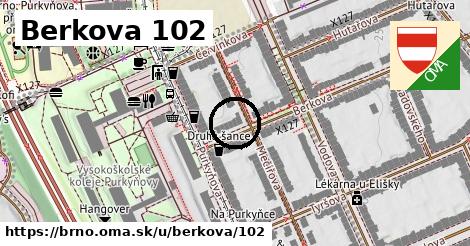 Berkova 102, Brno