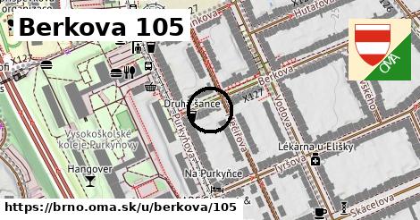 Berkova 105, Brno