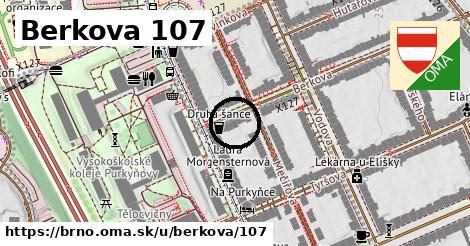 Berkova 107, Brno