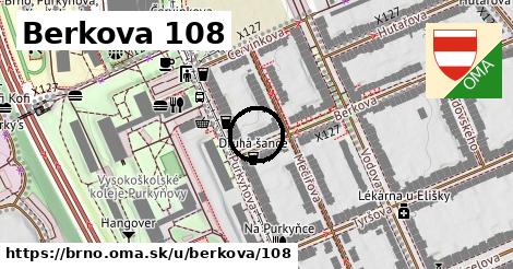 Berkova 108, Brno