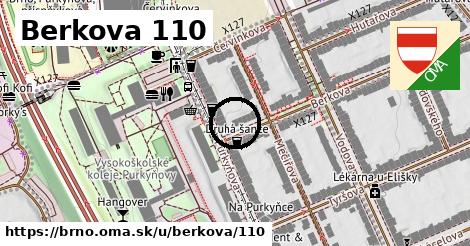 Berkova 110, Brno