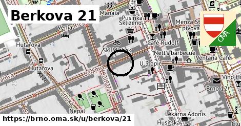 Berkova 21, Brno