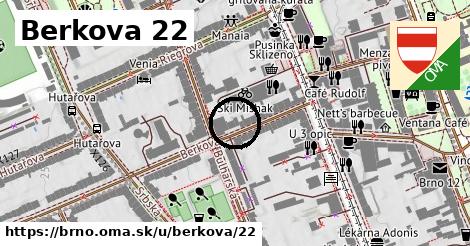 Berkova 22, Brno