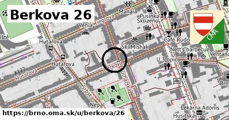 Berkova 26, Brno