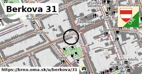 Berkova 31, Brno