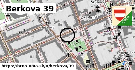 Berkova 39, Brno