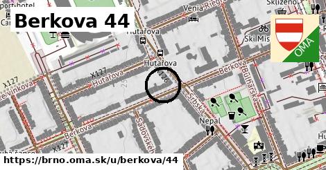 Berkova 44, Brno