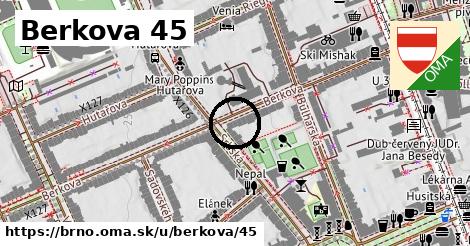 Berkova 45, Brno