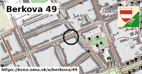 Berkova 49, Brno