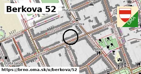 Berkova 52, Brno