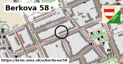 Berkova 58, Brno