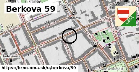 Berkova 59, Brno
