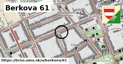 Berkova 61, Brno