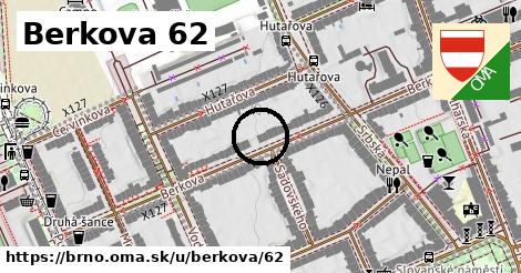 Berkova 62, Brno