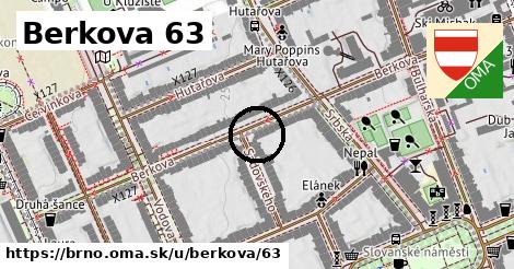 Berkova 63, Brno