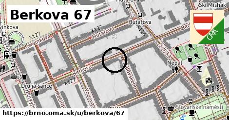 Berkova 67, Brno