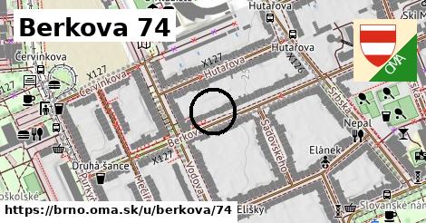 Berkova 74, Brno