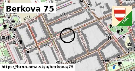 Berkova 75, Brno