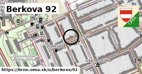 Berkova 92, Brno