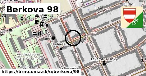 Berkova 98, Brno