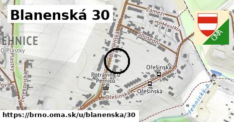 Blanenská 30, Brno