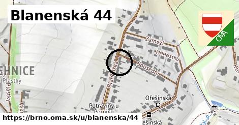 Blanenská 44, Brno