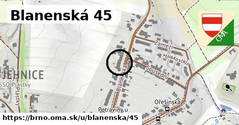 Blanenská 45, Brno