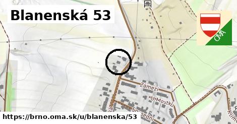 Blanenská 53, Brno