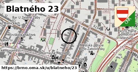 Blatného 23, Brno