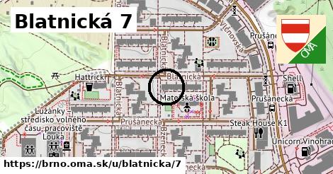 Blatnická 7, Brno