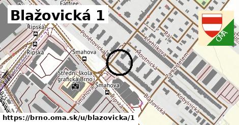 Blažovická 1, Brno