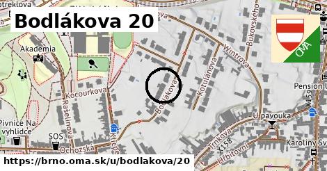 Bodlákova 20, Brno