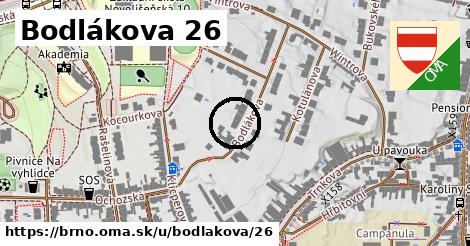 Bodlákova 26, Brno