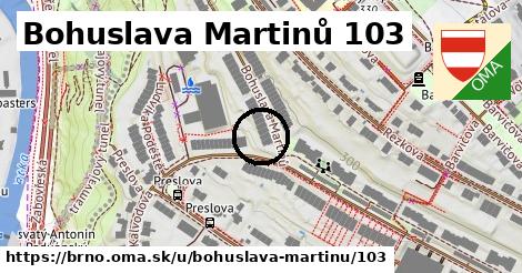Bohuslava Martinů 103, Brno