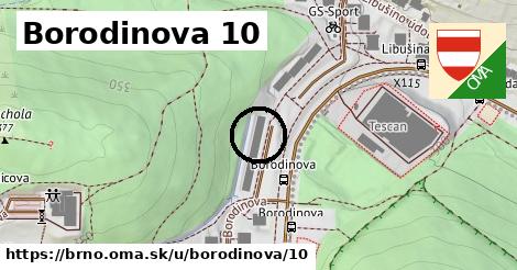 Borodinova 10, Brno