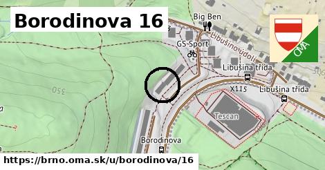 Borodinova 16, Brno