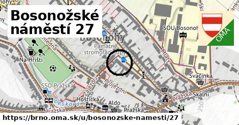 Bosonožské náměstí 27, Brno